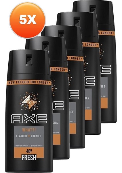 Leather & Cookies Erkek Deodorant 150 ml 5'li Set