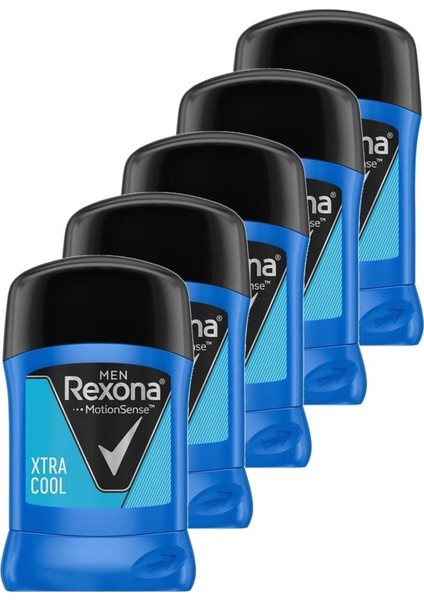 Extra Cool Erkek Stick Deodorant 50 ml 5'li Paket