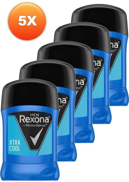 Extra Cool Erkek Stick Deodorant 50 ml 5'li Paket