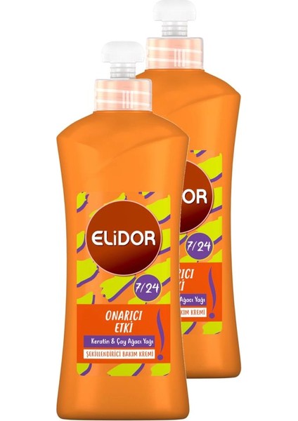 Anında Onarıcı Bakım 7/24 Şekillendirici Bakım Kremi 300 ml 2'li Paket