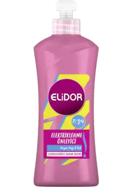 7/24 Krem Elektriklenme Önleyici Saç Şekillendirici 300 ml 10'lu Paket