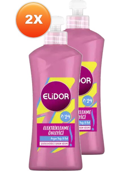 7/24 Krem Elektriklenme Önleyici Saç Şekillendirici 300 ml 2'li Paket fiyatları