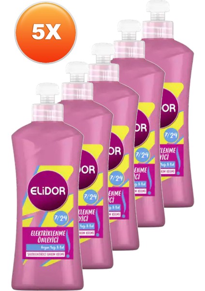 7/24 Krem Elektriklenme Önleyici Saç Şekillendirici 300 ml 5'li Paket fiyatları