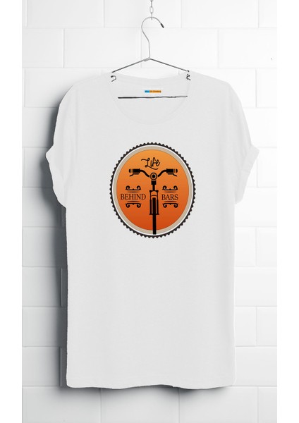 Adventure Designs By Milo Of Climbing Aren Bisiklet Temalı T-Shirt - W