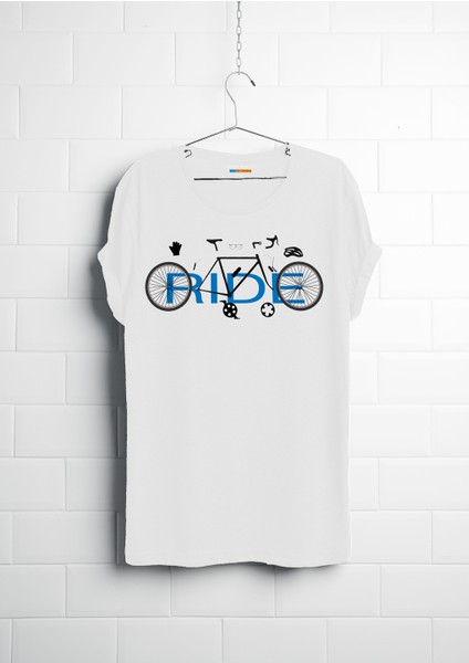 Adventure Designs By Milo Of Climbing Campo Bisiklet Temalı T-Shirt - W