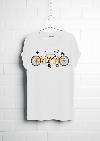 Adventure Designs By Milo Of Climbing Campo Bisiklet Temalı T-Shirt - W