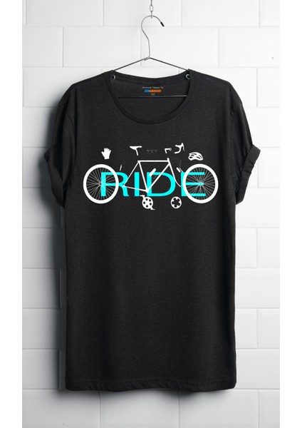 Adventure Designs By Milo Of Climbing Campo Bisiklet Temalı T-Shirt - B