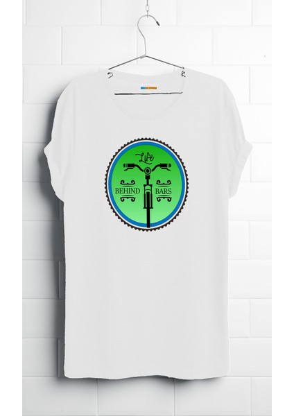 Adventure Designs By Milo Of Climbing Aren Bisiklet Temalı T-Shirt - W