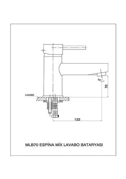 Gpd Espina Lavabo Bataryası MLB70