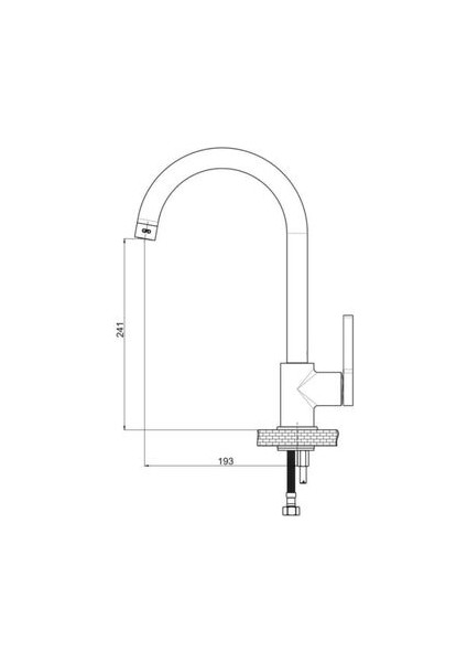 Tek Gövde Eviye Bataryası Gildo Krom - Rose Gold MTE165-K-R fiyatları