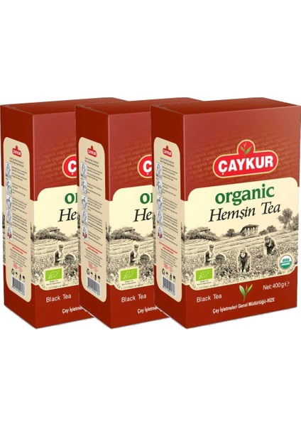 Hemşin Siyah Dökme Çay 3 x 400 gr