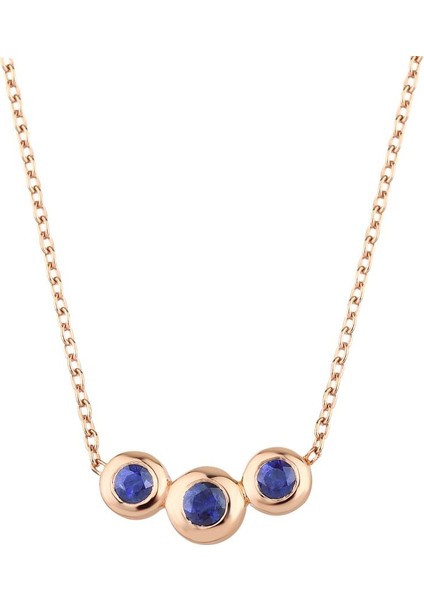 0.16 Karat Safir Tria Kolye