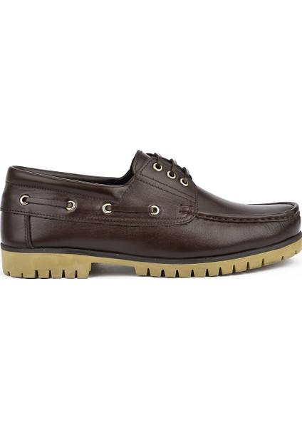 Erkek Deri Ayakkabı 103984 K03 Kahverengi modelleri