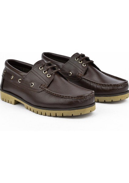 Erkek Deri Ayakkabı 103984 K03 Kahverengi fırsatları