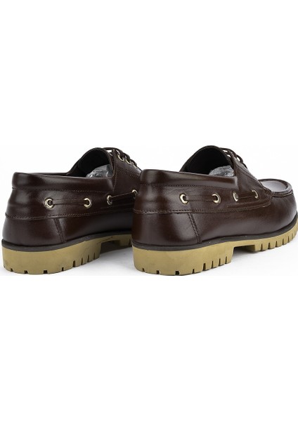 Erkek Deri Ayakkabı 103984 K03 Kahverengi indirimleri