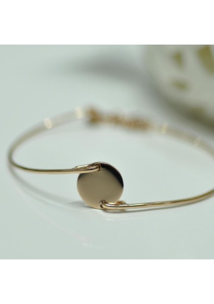 Yuvarlak Plaka Bilezik