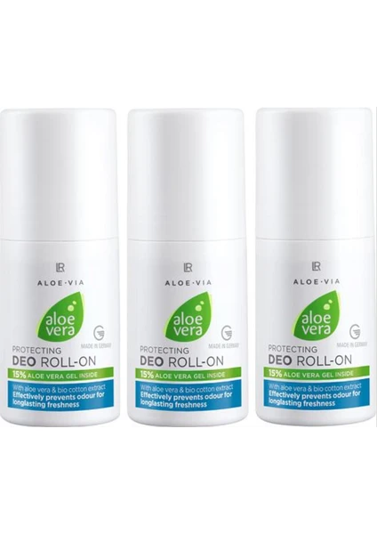 Lr Aloe Vera Deo Roll-On 50 ml 3'lü Set