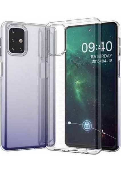 Galaxy M31S Kılıf A+ Şeffaf Lüx Süper Yumuşak 0.3mm Ince Slim Silikon