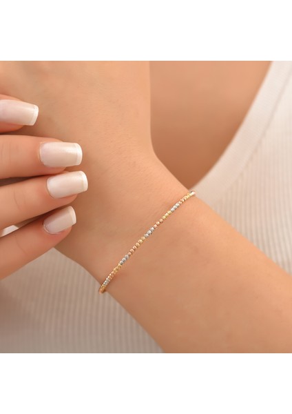 Ayyıldız Kuyumculuk Kadın Dorika Üçrenk Tekli Kelepçe Bileklik