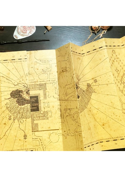 Harry Potter Çapulcu Haritası - The Marauder's Map