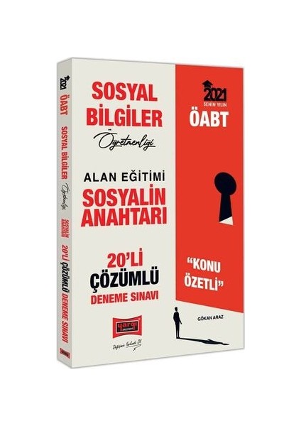 2021 ÖABT Sosyal Bilgiler Öğretmenliği Sosyalin Anahtarı Konu Özetli 20#li Çözümlü Deneme Sınavı