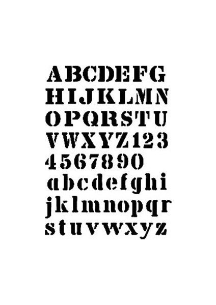AS430 A4 Stencil
