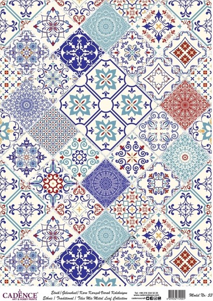 Gümüş Varak Pirinç Dekopaj Model 53
