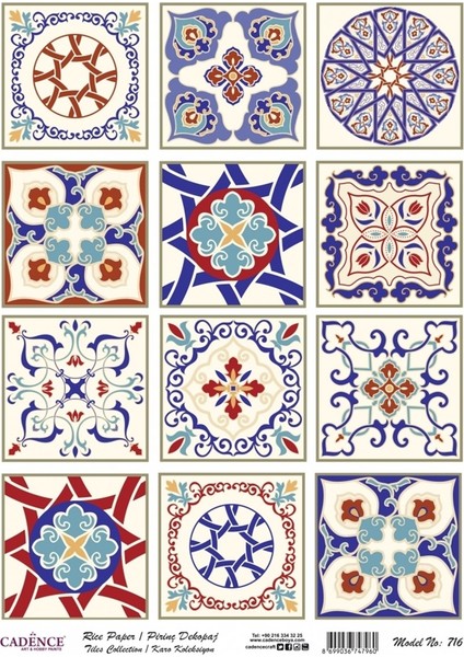 Model 716 Pirinç Kağıt Dekopaj