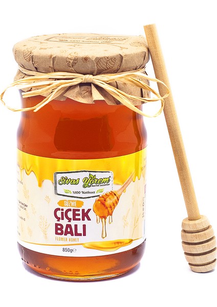 Süzme Çiçek Balı 850 gr