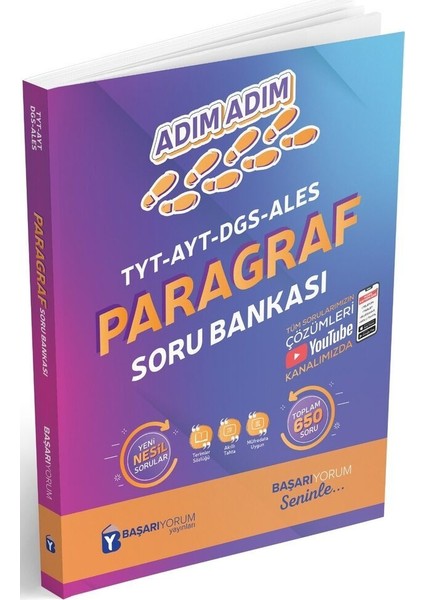 Adım Adım Paragraf Soru Bankası TYT-AYT-DGD-ALES