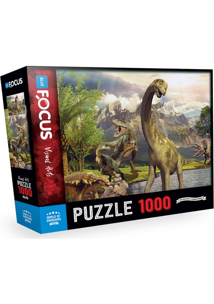 1000 Parça Puzzle - World Of Dınosaurs