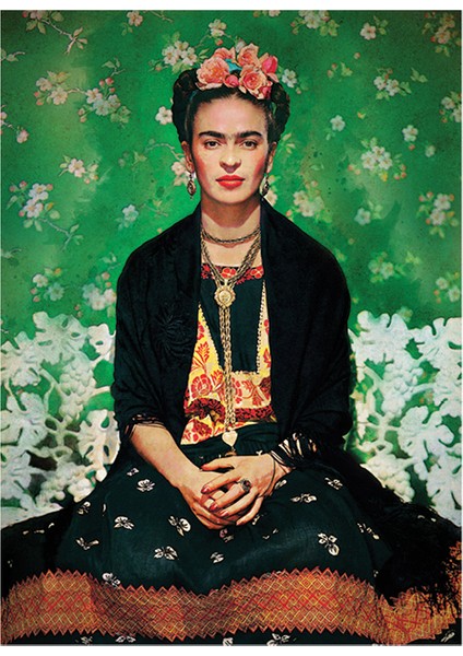 Blue Focus 1000 Parça Puzzle - Frida Kahlo