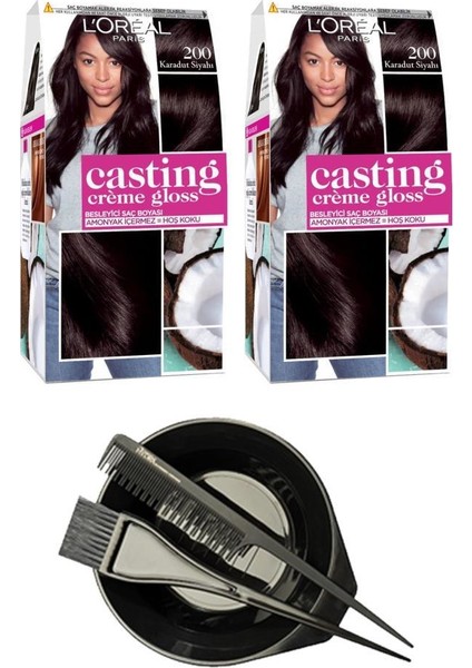 Loreal Casting Saç Boyası 200 x2+Saç Boyama Seti
