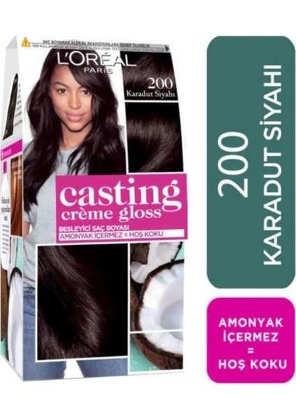 Loreal Casting Saç Boyası 200 x2+Saç Boyama Seti