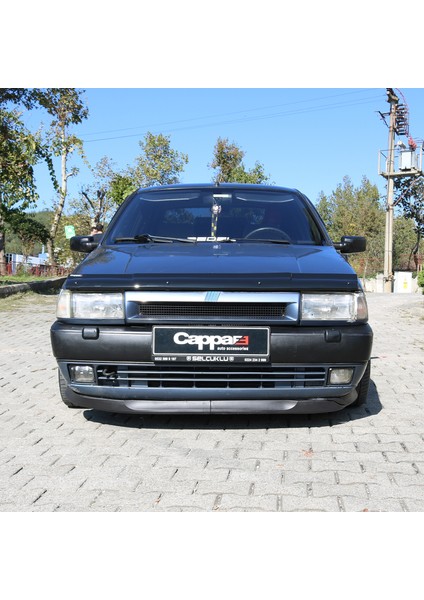 Fiat Tipo Ön Kaput Koruyucu Rüzgarlık Deflektör Akrilik ABS 4mm Parlak Siyah 1988-2000