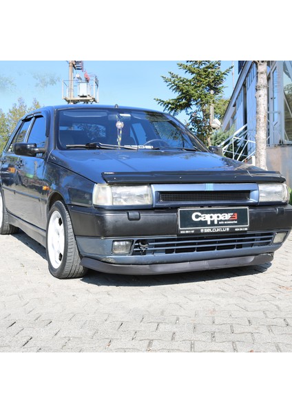 Fiat Tipo Ön Kaput Koruyucu Rüzgarlık Deflektör Akrilik ABS 4mm Parlak Siyah 1988-2000