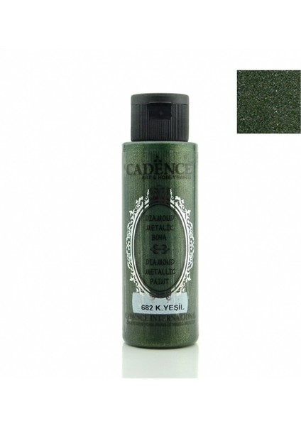 682 Diamond Metalik Boya Koyu Yeşil