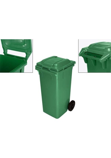 Çöp Kovası 120 lt Plastik Kırmızı fiyatları