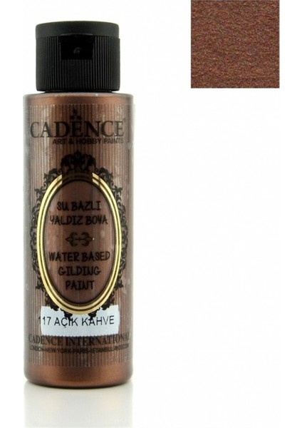 Su Bazlı Yaldız 70 ml 117 Açık Kahve