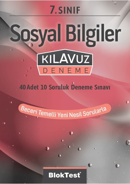 Bloktest Yayınları 7. Sınıf Sosyal Bilgiler Kılavuz Deneme