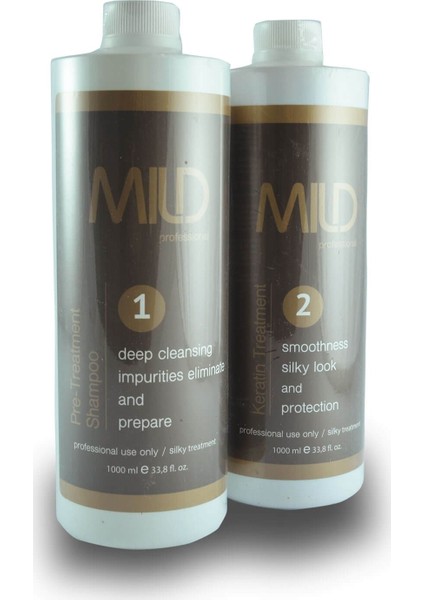 Mild Profesyonel Düzleştirici Saç Bakım Seti