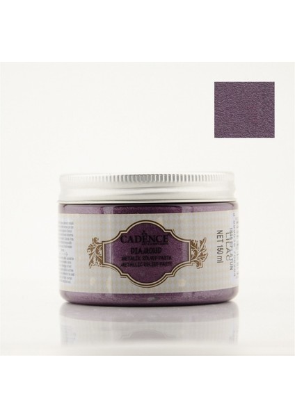 1845 Diamond Metalik Rölyef Pasta Eflatun