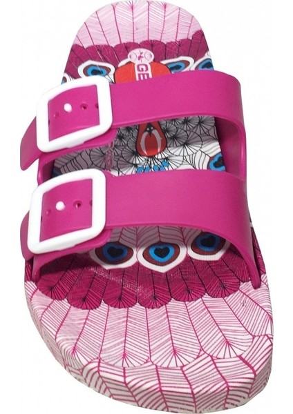 11393 Fuşya Kadın Kaydırmaz Havuz/Deniz Terlik modelleri