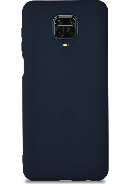 Caseart Xiaomi Redmi Note 9s Pro Kılıf Kamera Korumalı Premier Silikon Kapak - Lacivert