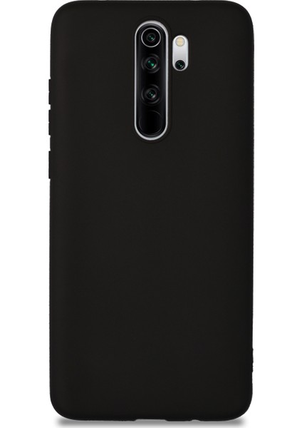 Xiaomi Redmi Note 8 Pro Kılıf Kamera Korumalı Premier Silikon Kapak - Siyah