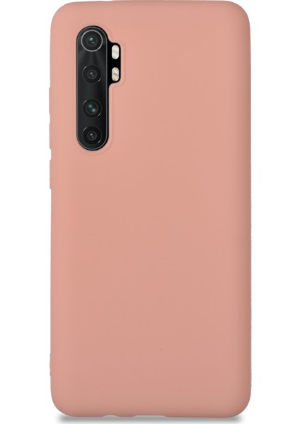 Xiaomi Redmi Note 10 Lite Kılıf Kamera Korumalı Premier Silikon Kapak - Pudra