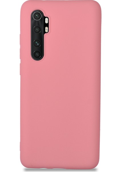 Xiaomi Redmi Note 10 Lite Kılıf Kamera Korumalı Premier Silikon Kapak - Şeker Pembesi