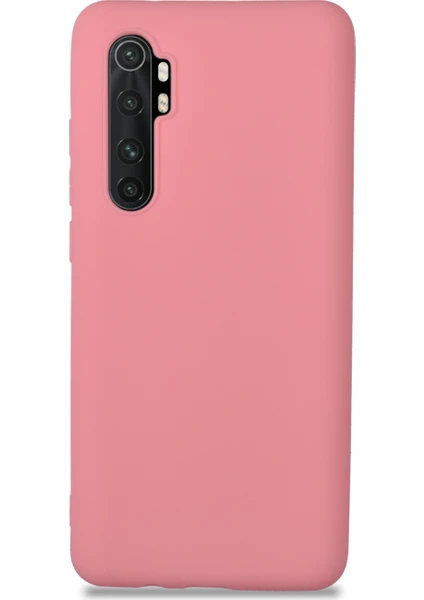 Caseart Xiaomi Redmi Note 10 Lite Kılıf Kamera Korumalı Premier Silikon Kapak - Şeker Pembesi