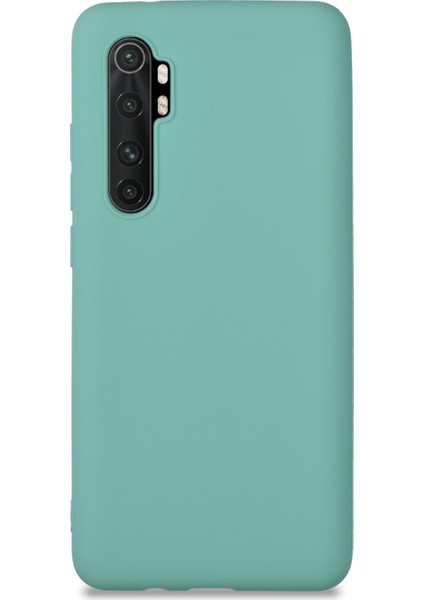 Xiaomi Redmi Note 10 Lite Kılıf Kamera Korumalı Premier Silikon Kapak - Turkuaz