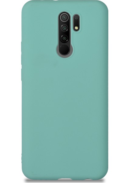 Xiaomi Redmi 9 Kılıf Kamera Korumalı Premier Silikon Kapak - Turkuaz